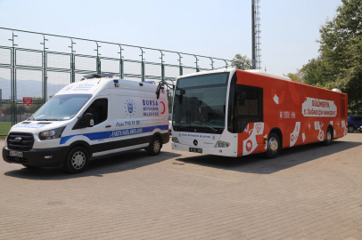 Bursa Büyükşehir'in ‘Sağlık Otobüsü’ devrede