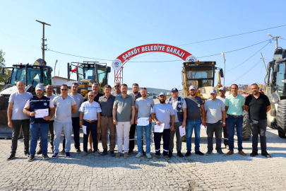 Tekirdağ Şarköy'ün kahraman personeline takdir belgesi