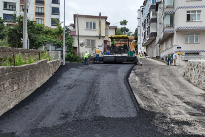 Ordu Ünye’nin ulaşımına sıcak asfalt dokunuşu