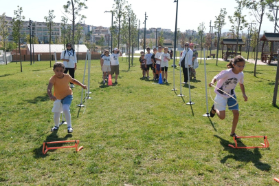 Kocaeli'de çocuklar geleneksel oyunlarla buluştu
