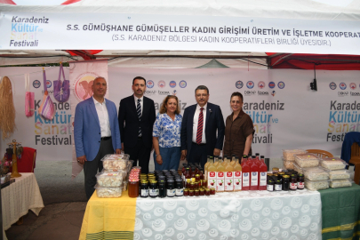 Üreten kadınlara bir destek de Trabzon'dan