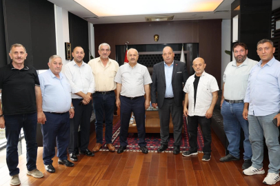 Muhtarlar Birliği’nden Başkan Büyükgöz’e ziyaret