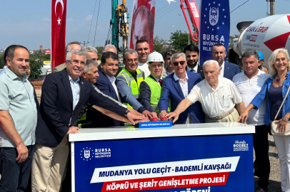 Bursa ulaşımına yeni nefes olacak! Büyükşehir'den Mudanya Yolu Geçit-Bademli Kavşağı Projesi’ne temel