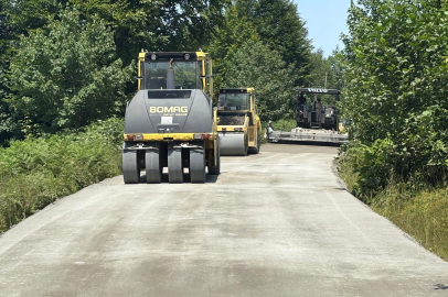 Karadağ grup yolunda toprak yol tarih oluyor