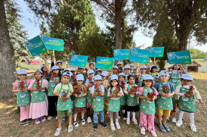 Minik bahçıvanlar geleceğe yeşil miras bırakıyor