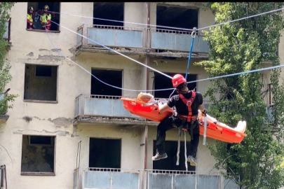 Konya İtfaiyesi’nden Gürcistan’da “Doğada Arama Kurtarma Eğitimi”