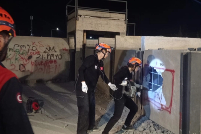 Kahramanmaraş’ta Bacıyan Timi'nden enkaz tatbikatı