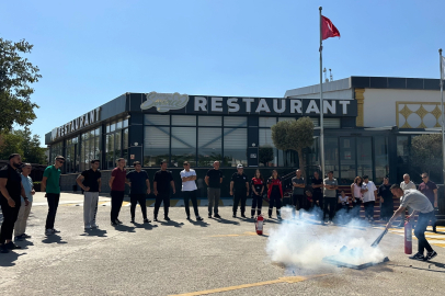 Kocaeli Çayırova'da olası yangınlara karşı eğitim seferberliği