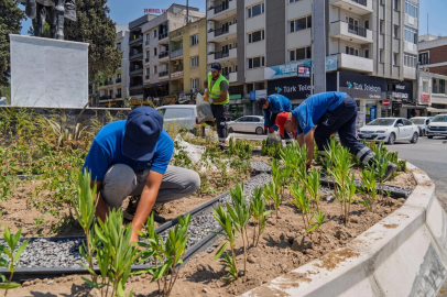 İzmir'in kavşaklarına estetik dokunuş