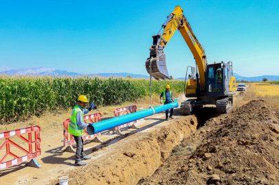 Denizli Tavas’ta asbest borular tarihe karışıyor