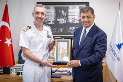 İtalyan Donanması'ndan Başkan Tugay’a ziyaret