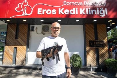 İzmir Bornova’da 'Eros Kedi Kliniği' açıldı