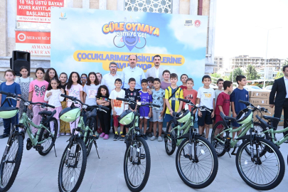 Konya’da 12 bin çocuk bisikletine kavuştu