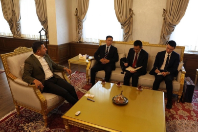 Çin Büyükelçiliği heyetinden Arı'ya ziyaret