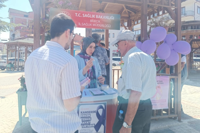 Bilecik'te Halk Sağlığı haftasında bilinçlendirme etkinliği