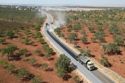 Halfeti’de kırsal yollar yenileniyor