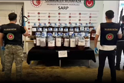 Sarp ve Gürbulak’ta dev uyuşturucu operasyonu!