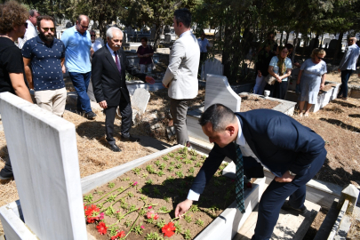Keşan’da merhum yerel yöneticiler mezarları başında anıldı