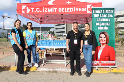İzmit Belediyesinden KPSS adaylarına destek