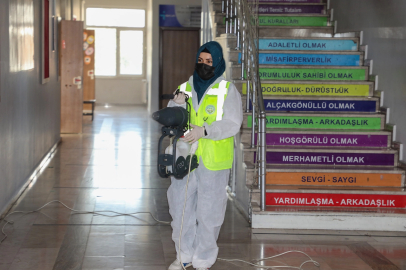 Kayseri Talas'ta eğitimde hijyen seferberliği