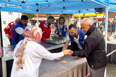 Düzce Belediyesi’nden 19 Eylül'e özel lokma ikramı