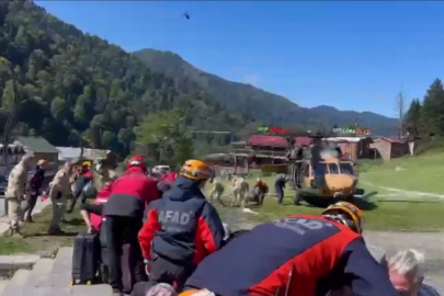 AFAD: Ayder Yaylası'nda 115 vatandaş tahliye edildi