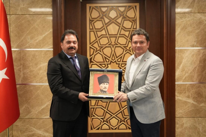 Başkan Aydın’dan yeni İl Emniyet Müdürü Gökçe’ye hayırlı olsun ziyareti