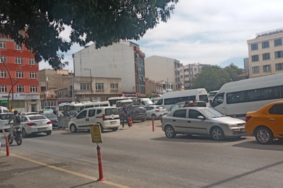 Edirne Keşan'da köy garajında trafik krizi