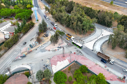 Kocaeli GTÜ Kavşağı yeni haliyle trafiği rahatlatacak