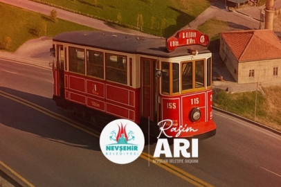 Nevşehir'in nostaljik tramvayı yola çıkıyor
