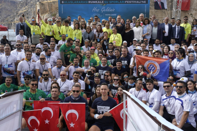 Gaziantep’te su sporları festivalinde dereceler belli oldu