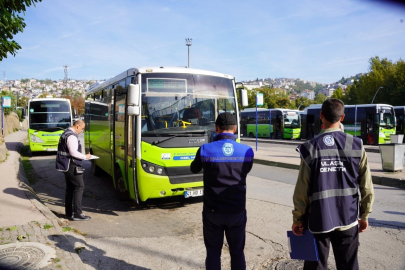 Kocaeli'de toplu taşımada 120 araca sıkı denetim