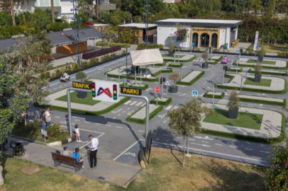 Mersin'de 'Trafik Park' çocuk neşesiyle doldu
