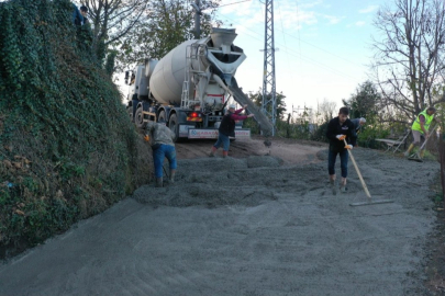 Ordu Çamaş’ta yeni yol çalışmasıyla ulaşım rahatlayacak