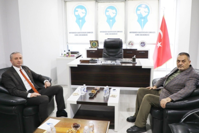 Ağrı'da Milli Eğitim Müdürü Kökrek’ten Ortadoğu Gazeteciler Cemiyeti’ne ziyaret