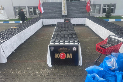 Düzce'de silah operasyonu: Binlerce silah parçası ele geçirildi