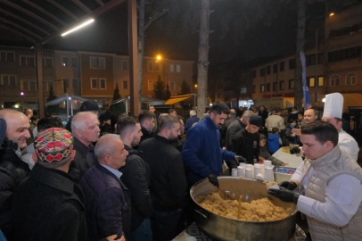 Bursa İnegöl'den bin kişilik helva ikramı