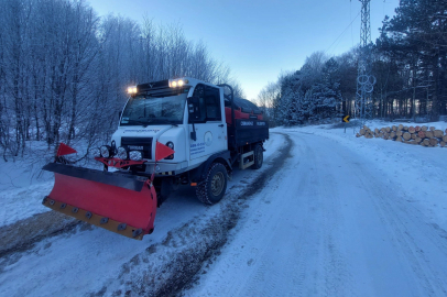 Bursa Osmangazi'de kar sonrası seferberliği