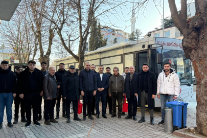 Bilecik'te MHP'lilerden Kızılay’a anlamlı bağış