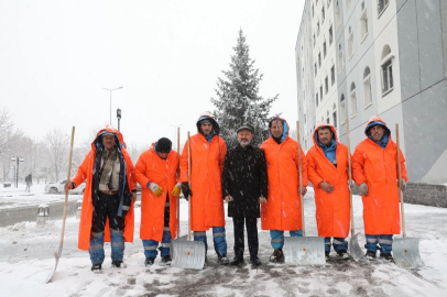 Kayseri Kocasinan ekipleri 7/24 görevde