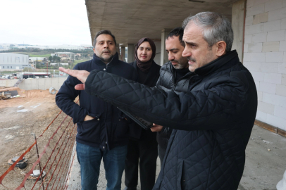 Koceli'de Spor Lisesi’nde inşaat hızla sürüyor   