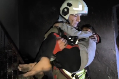 İtfaiye, yangında dumandan etkilenen 5'i çocuk 7 kişiyi kurtardı