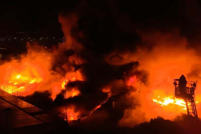 Bursa'da kimyasal yüzey kaplama fabrikasında yangın