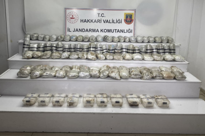 Arazide 60 kilo 400 gram uyuşturucu ele geçirildi