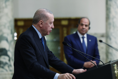 Erdoğan Kahire’de net konuştu: Gazze’de barış için Mısır’la birlikteyiz