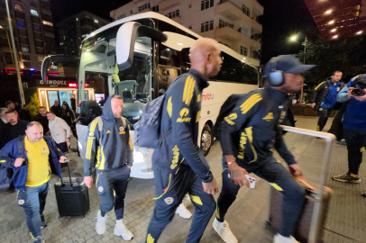 Fenerbahçe kafilesi Trabzon'a indi