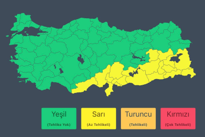 İçişleri Bakanlığı'ndan 'sağanak' ve 'fırtına' uyarısı