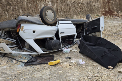 Şanlıurfa'da otomobil, 8 metreden uçtu: 1 ölü, 1 yaralı