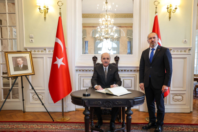 TBMM Başkanı Kurtulmuş’tan Bükreş Büyükelçiliği’ne ziyaret