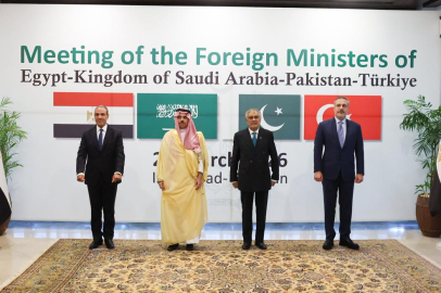 Bakan Fidan, Türkiye-Mısır-Pakistan-Suudi Arabistan Dışişleri Bakanları Toplantısı’na katıldı
